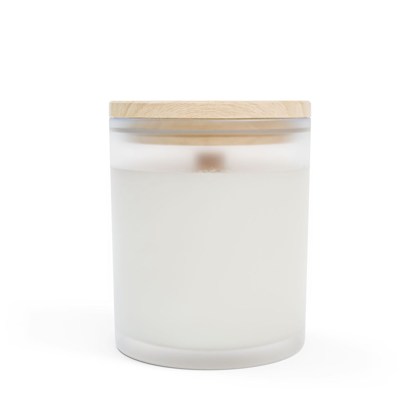 Gloravi soy candle wooden wick close-up — slow living home fragrance