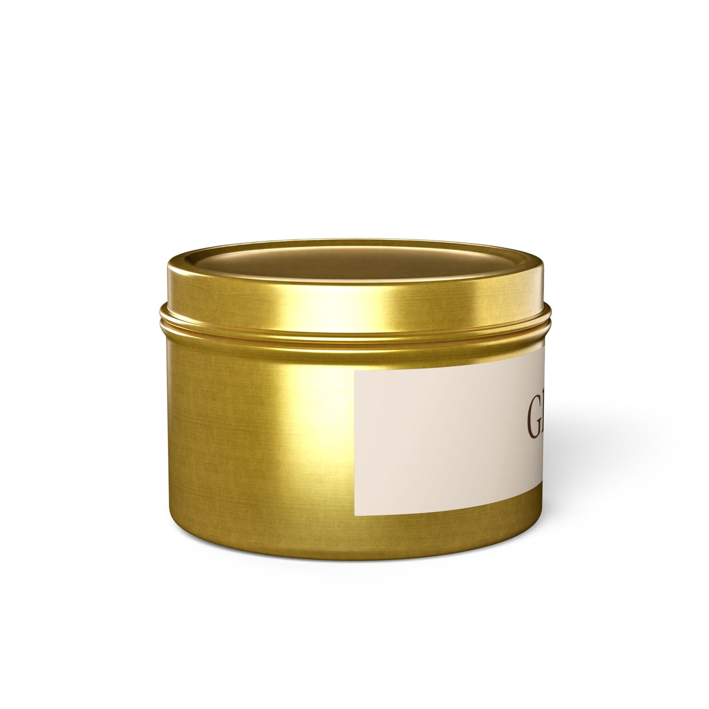 Gloravi Clarity soy tin candle — matte finish, 4oz