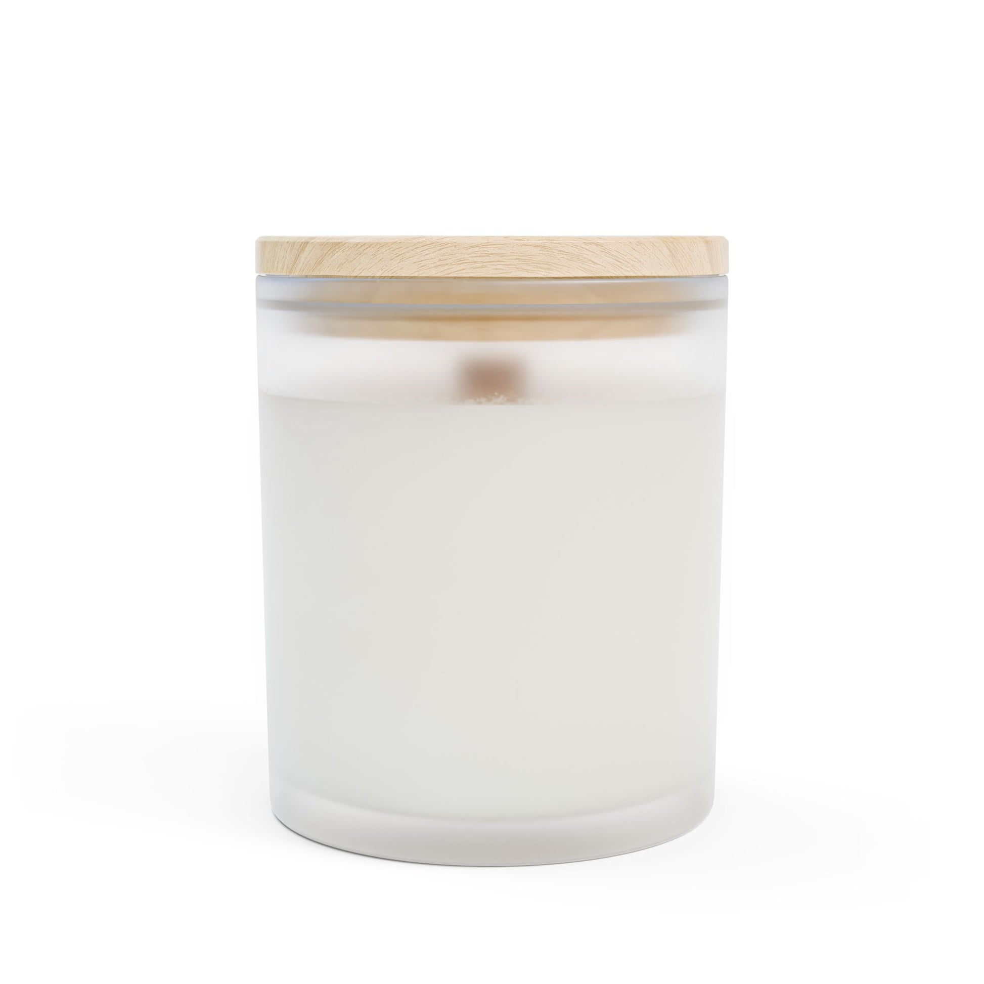 Gloravi soy candle wooden wick close-up — slow living home fragrance